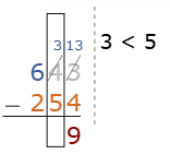 Comparación de las decenas